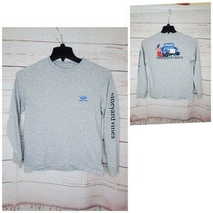 Vineyard Vines Patriotic Tailgate Flag Shirt